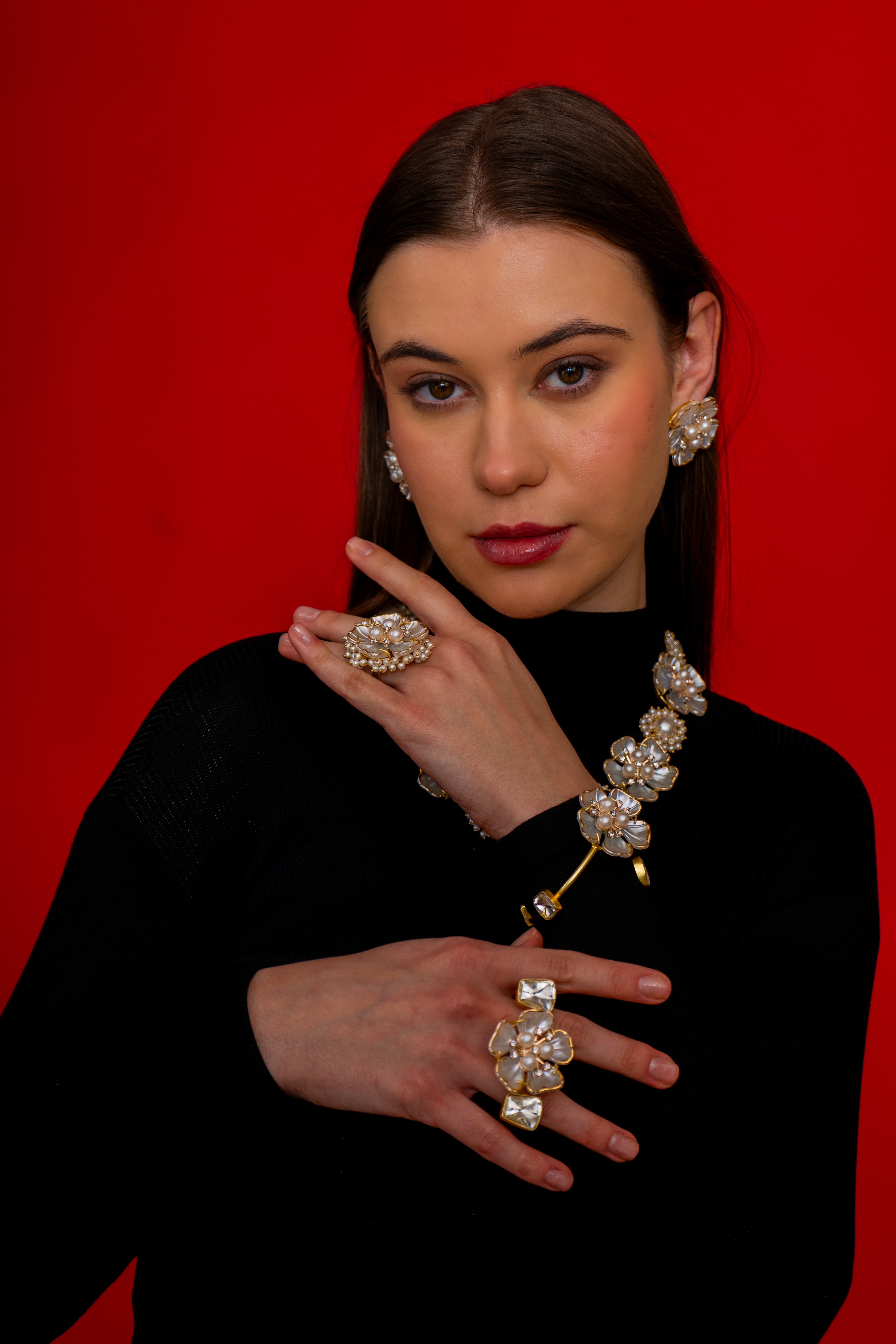 WRAPPED IN LOVE FLOWER NECKLACE